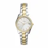 FOSSIL SCARLETTE MINI UR DAME TO FARVET LÆNKE MED LYS SKIVE - ES4319