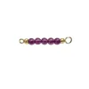 HEIRING AMETHYST TOP TIL MULTI ARMBÅND I FORGYLDT SØLV - 53-4-23FG