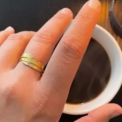 HEIRING RING FJER 14 KT GULD MED 0,02 CT W/VS BRILLANT - 78-5-95BR