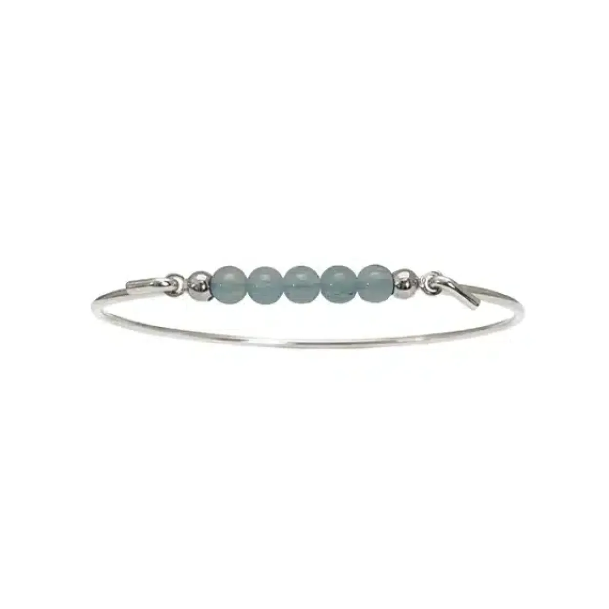 HERING MULTI BANGLE STØRRELSE M ARMBÅND MED AQUAMARIN - 53-4-08RH