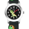 HOT SHOT BØRNEUR DINOSAUR SORT - C4084ACX-D