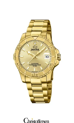 JAGUAR UR DAME LADY DIVER GULD DOUBLÉ - J898/2