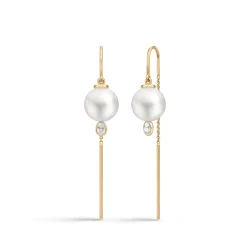 JULIE SANDLAU ARIEL CHANDELIERS ØRERINGE FORGYLDT SØLV - HKS556GD