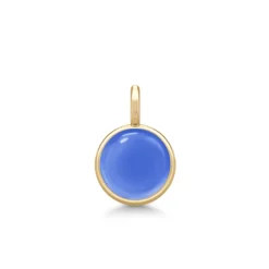 JULIE SANDLAU PRIME VEDHÆNG MED ROYAL BLUE KRYSTAL - PD19GDROBLCR