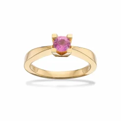 KLEOPATRA RING I 14 KARAT GULD MED PINK SAFIR - 7135,40P