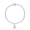 LUND COPENHAGEN MARGUERIT ARMBÅND SØLV 7,5 MM - 9015016-H