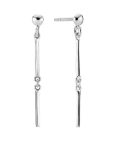 LUND COPENHAGEN ØRERING SØLV 2 LED - 9094336-6