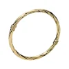 LUND COPENHAGEN SNOET ARMRING 3MM 9 KARAT GULD - 303024