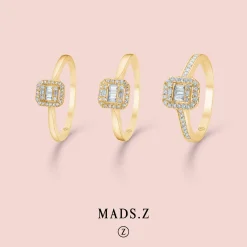 MADS Z ELIZABETH RING 14 KARAT GULD MED DIAMANTER 0,33 CARAT - 1541032
