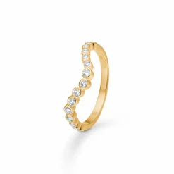 MADS Z FREYA RING 14 KARAT GULD MED BRILLANTER PÅ 0,28 CARAT - 1541177