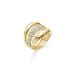 MADS Z HALF-MOON RING 14 KARAT GULD - 1540092