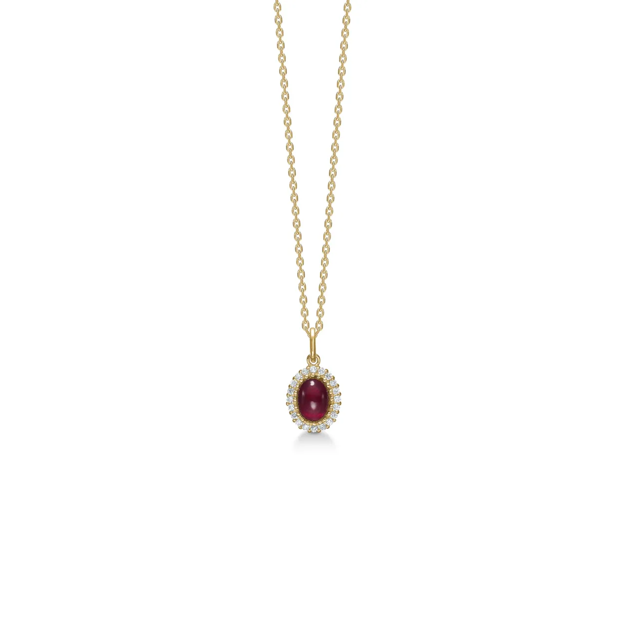 MADS Z ROYAL RUBY VEDHÆNG 14 KARAT MED RUBIN OG 0,12 CT WESSELTON SI - 1534032