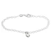NOA KIDS ARMBÅND SØLV MED HJERTE CHARM - 80220200900