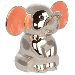 NOA KIDS SPAREBØSSE ELEFANT FORKROMET LYSERØD - 92015286202