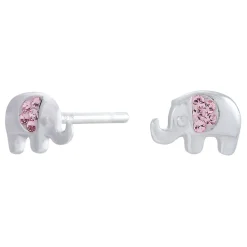 NORDAHL ANDERSEN BØRNE ØRERINGE STIK ELEFANT LYSERØD - 325 096