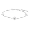 NORDAHL JEWELLERY ACTOR SØLV ARMBÅND MED PLISSÉ CIRKLER - 80260080900