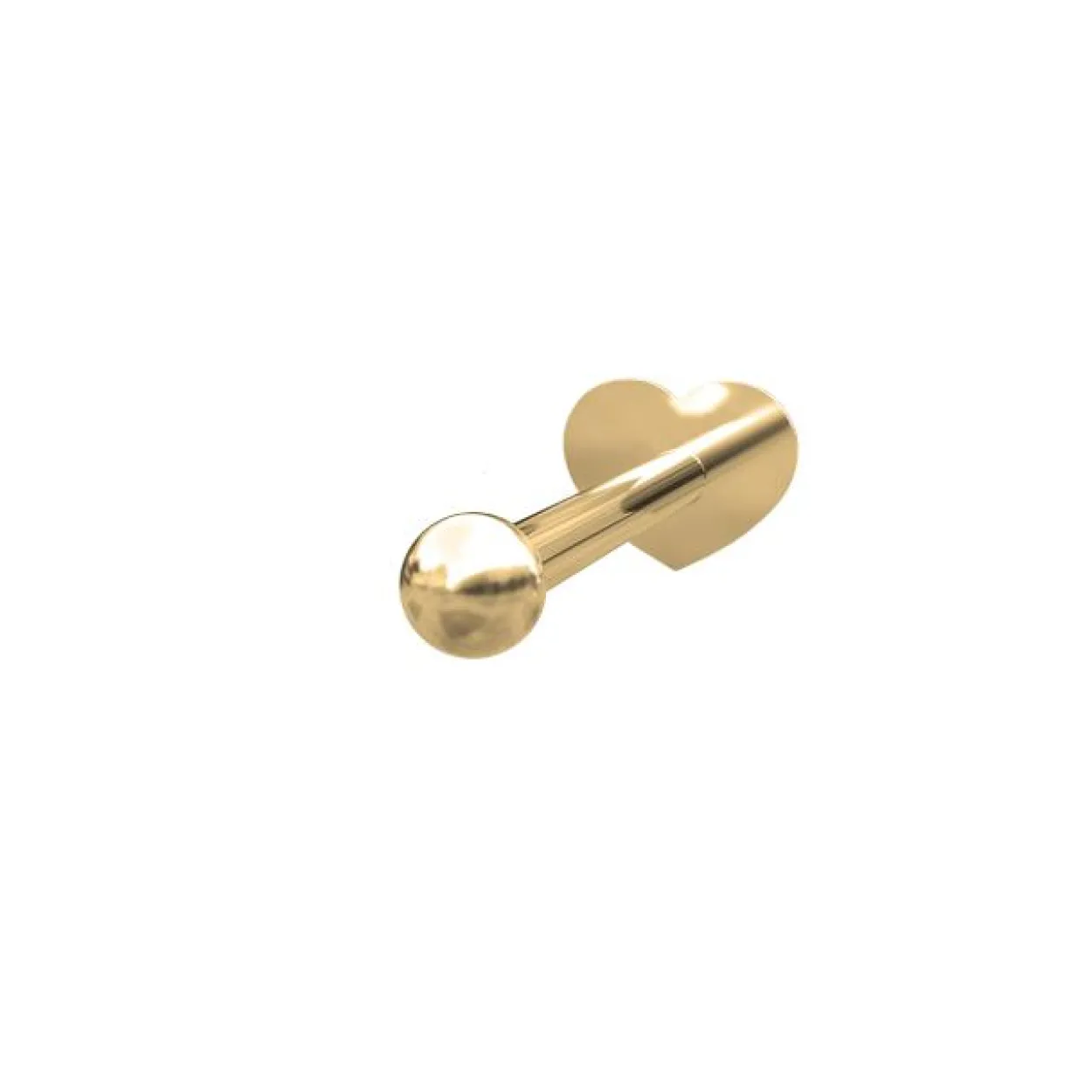 NORDAHL JEWELLERY 14 KARAT LABRET PIERCING MED 2 MM KUGLE - 30140000500