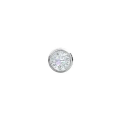 NORDAHL JEWELLERY LABRET PIERCING SØLV MED ZIRKONIA - 30140080900