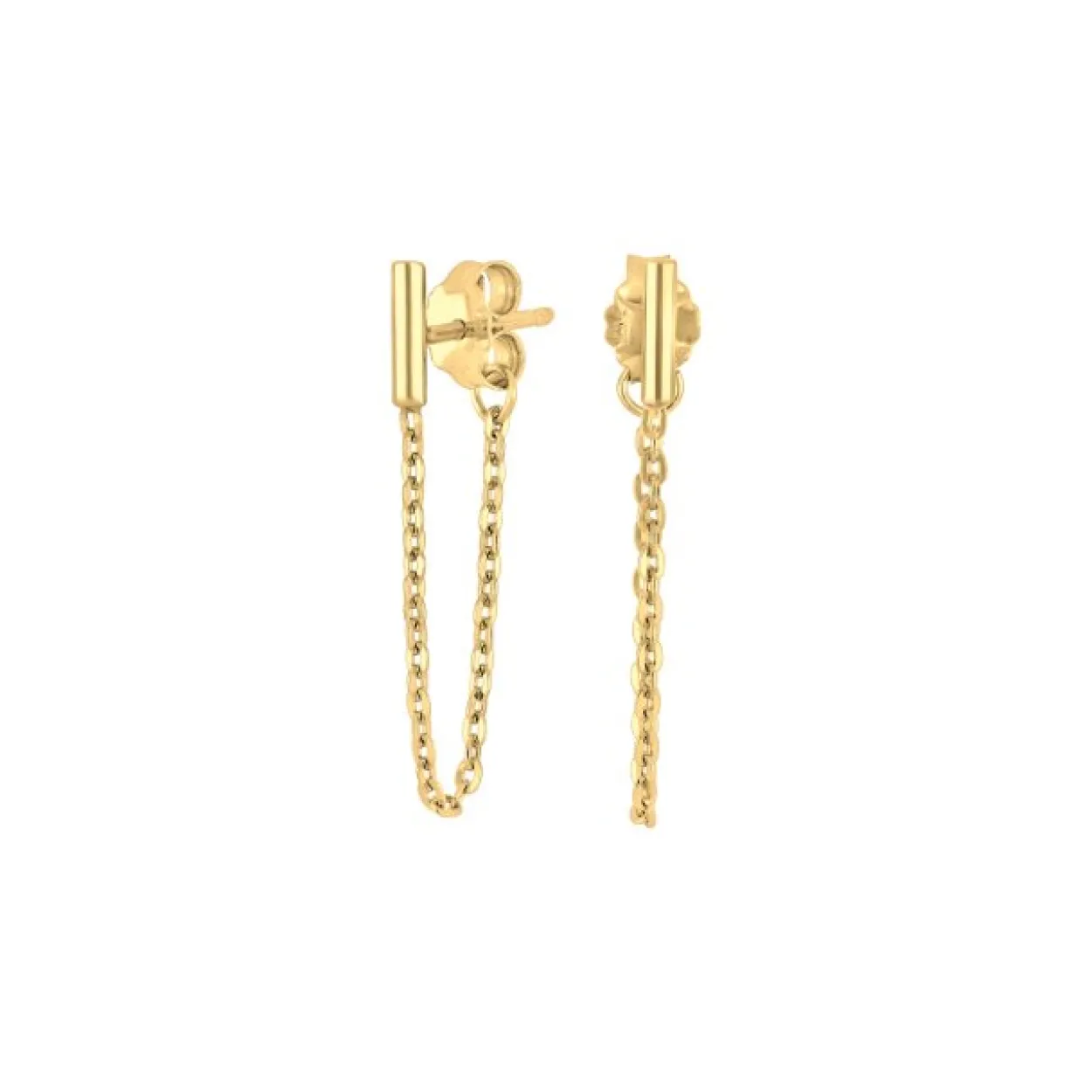 NORDAHL JEWELLERY LOVEI52 ØRERINGE SØLV FORGYLDT - 325 749-3