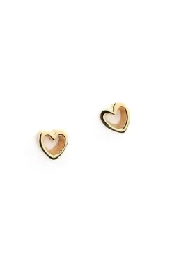 PER BORUP OPEN YOUR HEART ØRERINGE 14 KARAT GULD - 903Ø