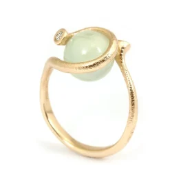 PER BORUP OPHELIA CHANGELING RING 14 KARAT GULD 0,06 CT - 1117RX
