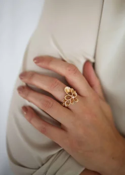 PER BORUP VIOLINA RING 14 KARAT GULD MED BRILLANT - 721R