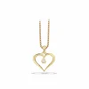 SCOUPLES VIDA HJERTE 8 KARATS GULD MED 0,03 CT DIA - 2823,03