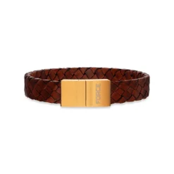 SCROUPLES FORCE ARMBÅND RØDBRUNT LÆDER 21 CM - 03291,21