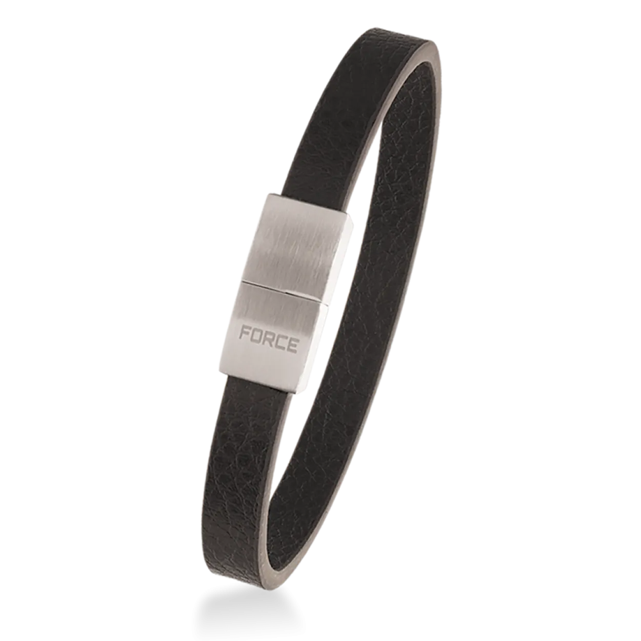 SCROUPLES FORCE HERRE LÆDER ARMBÅND BRUN LÆDER - 03061,21