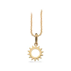 SCROUPLES VEDHÆNG SOL 8 KARAT GULD - 210993