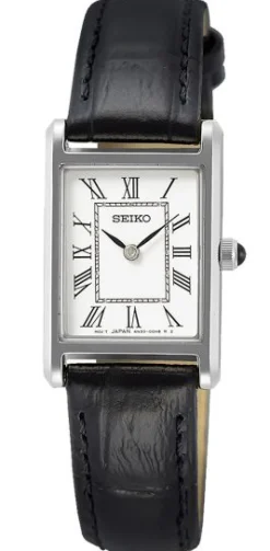 SEIKO CLASSIC UR FIRKANTET STÅL - SWR107P1