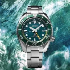 SEIKO PROSPEX GMT DIVERS GRØN - SFK003J1