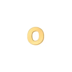 SIERSBØL ØRERING 14 KARATS GULD 1 STK BOGSTAV O - 3083187050O