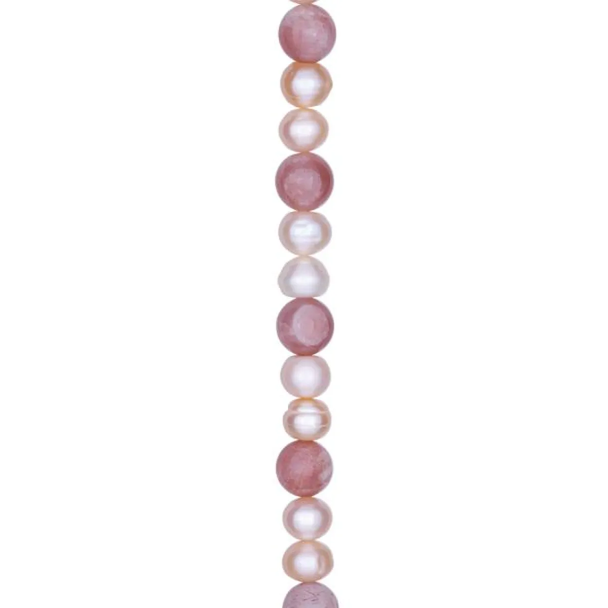 SIERSBØL SHAPE HALSKÆDE MED PERLER - 812 021-45
