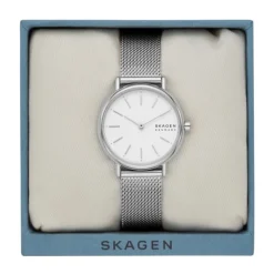 SKAGEN DAME SIGNATUR LILLE UR STÅL MED MESH LÆNKE - SKW2692