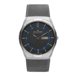 SKAGEN MELBYE TITANIUM HERRE UR MESH MED GRÅ SKIVE - SKW6078