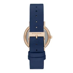 SKAGEN SIGNATUR LILLE ROSA MED BLÅ REM - SKW2838