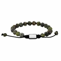 SON OF NOA ARMBÅND GRAGON BLOOD JASPER STÅL - 80890412700