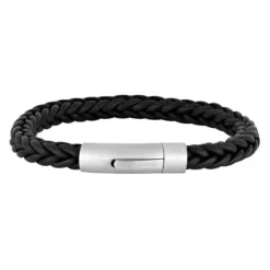 SON OF NOA ARMBÅND SORT KALVESKIND 19 CM - 80970259119