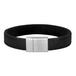 SON OF NOA ARMBÅND SORT LÆDER 23 CM - 80970169123