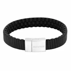 SON OF NOA LÆDER ARMBÅND SORT - 80970279121