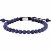 SON OF NOA STEN ARMBÅND MAT BLÅ LAPIS - 80980110000