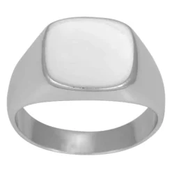 SON OG NOA HERRE RING SØLV BLANK MED PLADE - 102510409