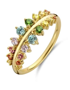 SPIRIT ICONS EMPRESS RING FORGYLDT MULTIFARVED - 51196