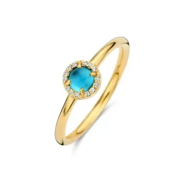 SPIRIT ICONS RING EUPHORIA BLÅ ZIRKON - 53582
