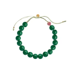 STINE A CHERRI BON GRØN JADE ARMBÅND -3226-02-OS