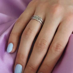 STINE A WOW MOM RING SØLV - 4047-00