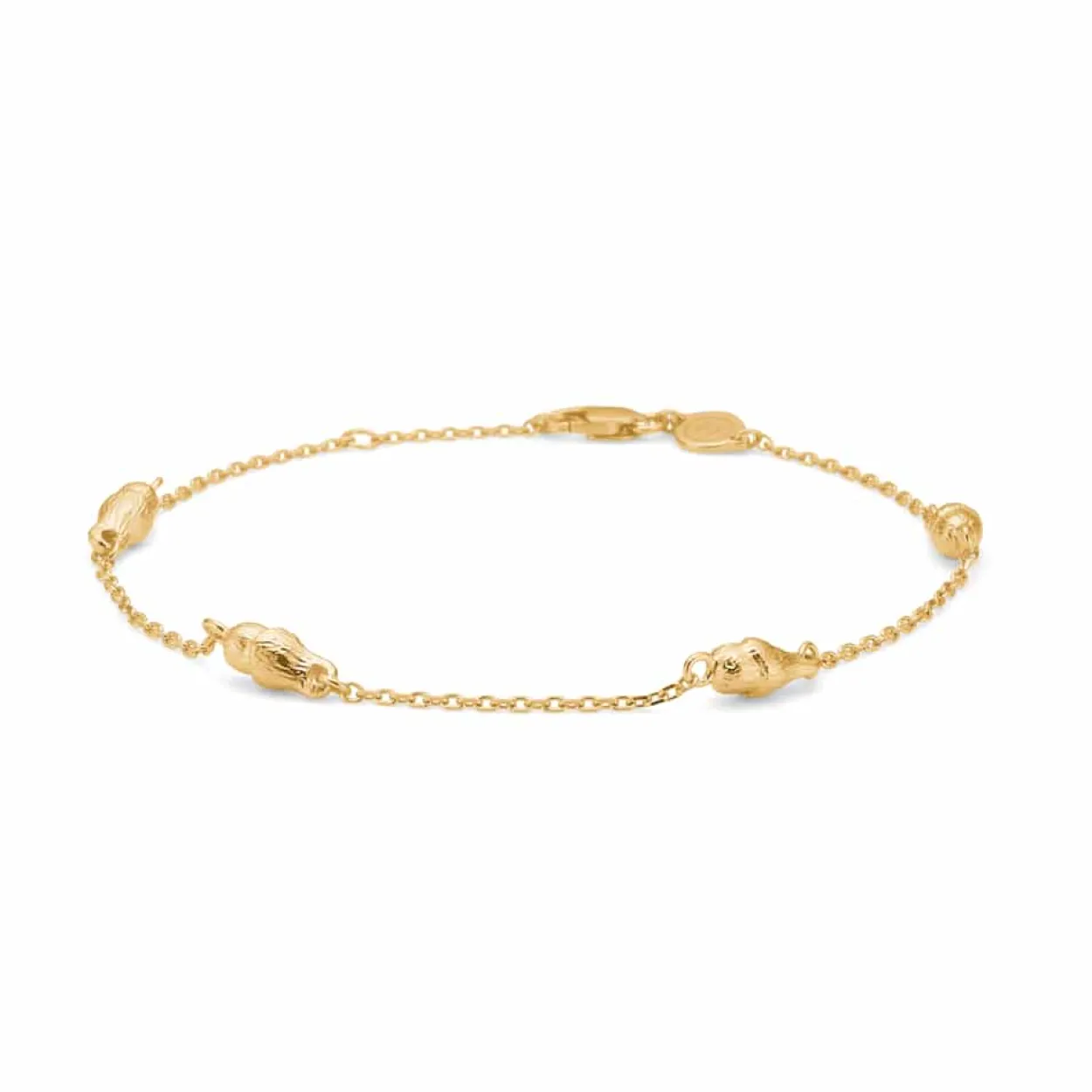 STUDIO Z ACORN ARMBÅND FORGYLDT SØLV - 7250873
