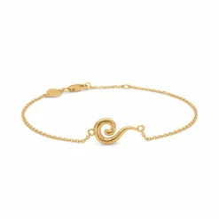 STUDIO Z CURIOS ARMBÅND FORGYLDT SØLV - 7250870