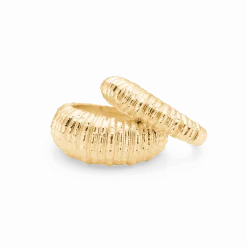 STUDIO Z SEASHELL SECRETS SØLV FORGYLDT RING - 7240907